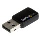 StarTech.com Mini adaptateur USB 2.0 réseau sans fil AC600 double bande - Clé USB WiFi 802.11ac 1T1R