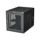 StarTech.com Armoire Réseau Murale à 4 Montants 12U avec Étagère 1U, Armoire Serveur Murale 19" à Charnières pour Équipement IT/AV/Électronique/Ordinateur, Armoire Rack Ventilée Flexible