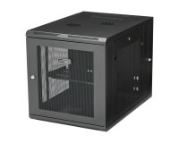 StarTech.com Armoire Réseau Murale à 4 Montants 12U avec Étagère 1U, Armoire Serveur Murale 19" à Charnières pour Équipement IT/AV/Électronique/Ordinateur, Armoire Rack Ventilée Flexible
