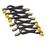 APC NetShelter - Kit cordon d'alimentation - Connecteurs à 90° - 1,83m