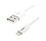 StarTech.com Câble Apple Lightning vers USB pour iPhone, iPod, iPad - 2 m Blanc