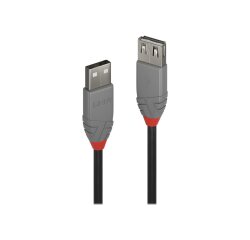 Lindy 36705 câble USB USB 2.0 5 m USB A Noir, Gris