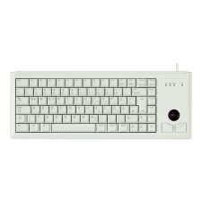 CHERRY G84-4400 TRACKBALL KEYBOARD Clavier filaire miniature, trackball, USB, gris clair, AZERTY - FR