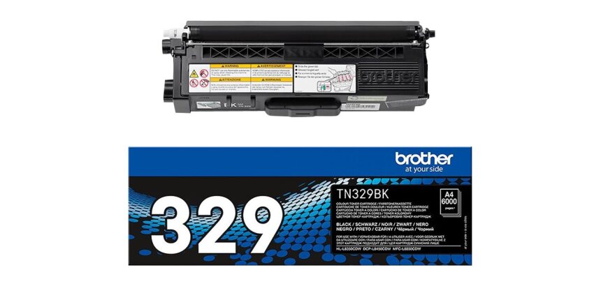 Brother TN-329BK - Cartouche de toner originale – Noir