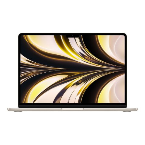 Apple MacBook Air Apple M M2 Laptop 34,5 cm (13.6") 8 GB 256 GB SSD Wi-Fi 6 (802.11ax) macOS Monterey Beige