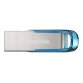 SanDisk Ultra Flair lecteur USB flash 128 Go USB Type-A 3.2 Gen 1 (3.1 Gen 1) Bleu, Argent