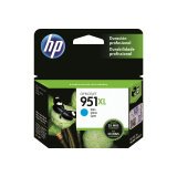 HP 951XL cartouche d'encre cyan grande capacité authentique