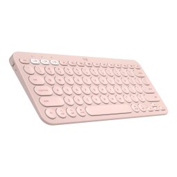 Logitech K380 for Mac Multi-Device Bluetooth Keyboard clavier Universel AZERTY Français Rose