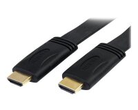 StarTech.com Câble plat HDMI haute vitesse Ultra HD 4K avec Ethernet de 5m - HDMI vers HDMI - M/M