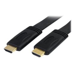 StarTech.com Câble plat HDMI haute vitesse Ultra HD 4K avec Ethernet de 5m - HDMI vers HDMI - M/M