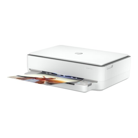 HP ENVY HP 6030e All-in-One printer, Kleur, Printer voor Thuis en thuiskantoor, Printen, kopiëren, scannen, Draadloos; HP+; Geschikt voor HP Instant Ink; Printen vanaf een telefoon of tablet