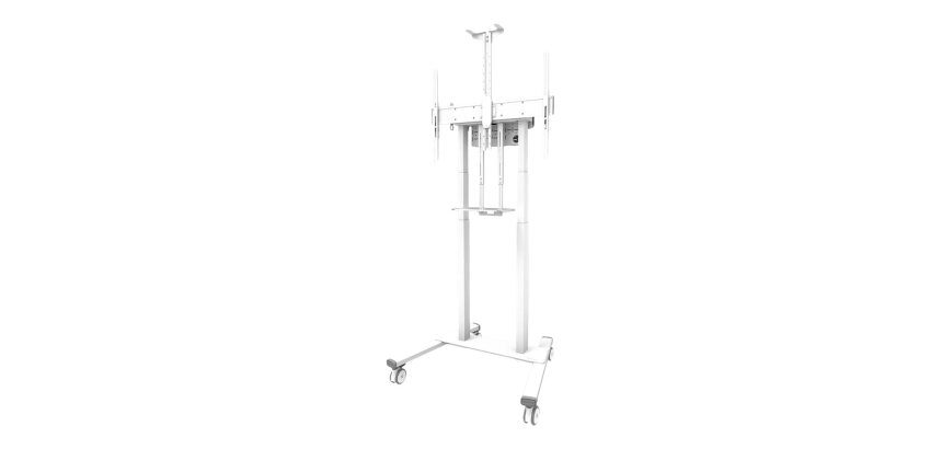 Neomounts FL55-875WH1 Support au sol mobile pour écran 55-100" - motorisé - TÜV