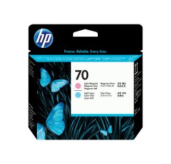 HP 70 - hellmagentafarben, hell Cyan - Druckkopf