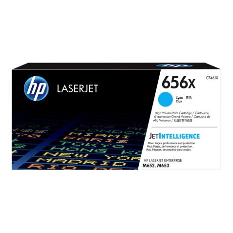 HP 656X - Hohe Ergiebigkeit - Cyan - original - LaserJet - Tonerpatrone (CF461X)