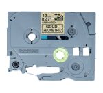 Brother TZE-MPGG31 ruban d'étiquette Noir sur or