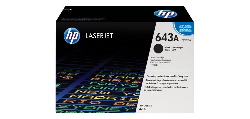 HP 643A - Schwarz - original - LaserJet - Tonerpatrone (Q5950A)