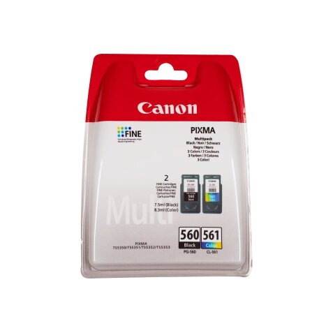 CANON Pack cartouches d'encre PG-560 / CL-561 Multi Pack