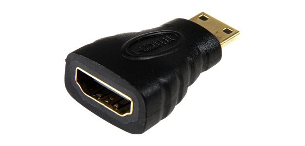 StarTech.com Adaptateur Mini HDMI vers HDMI - Convertisseur HDMI Haute Vitesse 4K - Adaptateur HDMI Haut Débit Ultra HD 4K 30Hz - HDMI 1.4 - Connecteurs Plaqués Or - Noir