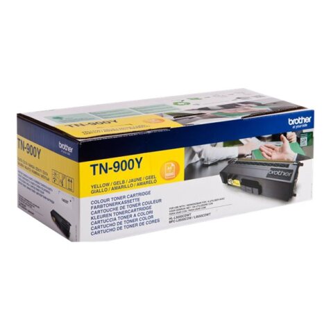 Brother TN-900Y - Cartouche de toner originale – Jaune