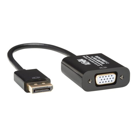 Tripp Lite P134-06N-VGA-V2 câble vidéo et adaptateur 0,15 m DisplayPort VGA (HD15) Noir