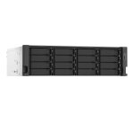 QNAP TS-1673AU-RP-16G serveur de stockage NAS Rack (3 U) Ryzen Embedded V1500B 16 Go DDR4 0 To QNAP QTS Noir, Gris