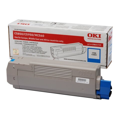 OKI - cyan - original - toner cartridge