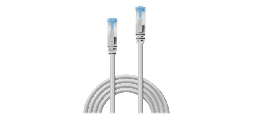 Lindy Câble réseau Gris Cat.6A S/FTP LSZH, 2m