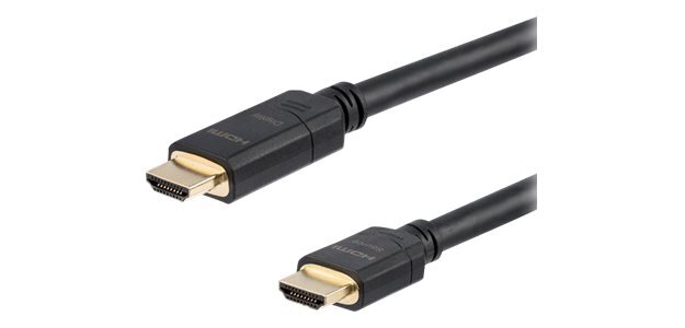 StarTech.com Câble HDMI actif de 20m, Câble HDMI Haute Vitesse 4K, HDMI Ultra HD 4k x 2k, Câble HDMI Haute Vitesse Durable, Cordon HDMI, 4K 30Hz, M/M