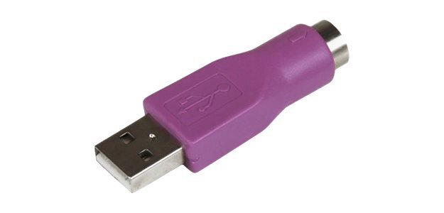 StarTech.com Adaptateur PS/2 vers USB - Adaptateur de rechange pour clavier - PS2 (F) vers USB A (M)