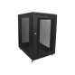 StarTech.com Armoire Rack Serveur 18U à 4 Montants, Armoire Verrouillable 19" pour Ordinateur/AV/Équipement IT, Rack Réseau pour Bureau/Domicile avec Roulettes et Rails de Montage Ajustables