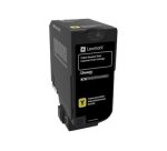 Lexmark 74C2SYE Cartouche de toner 1 pièce(s) Original Jaune