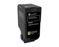Lexmark - jaune - original - cartouche de toner - LCCP, Entreprise Lexmark
