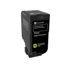 Lexmark - yellow - original - toner cartridge - LCCP, Lexmark Corporate