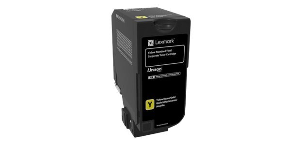 Lexmark 74C2SYE Cartouche de toner 1 pièce(s) Original Jaune
