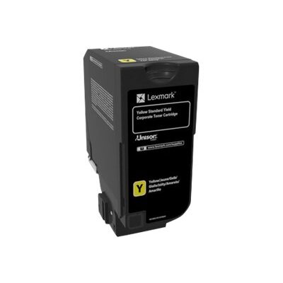 Lexmark - yellow - original - toner cartridge - LCCP, Lexmark Corporate