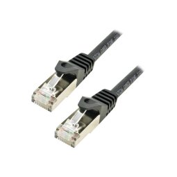 MCL FCC7BMSHF-2M/N câble de réseau Noir Cat7 S/FTP (S-STP)