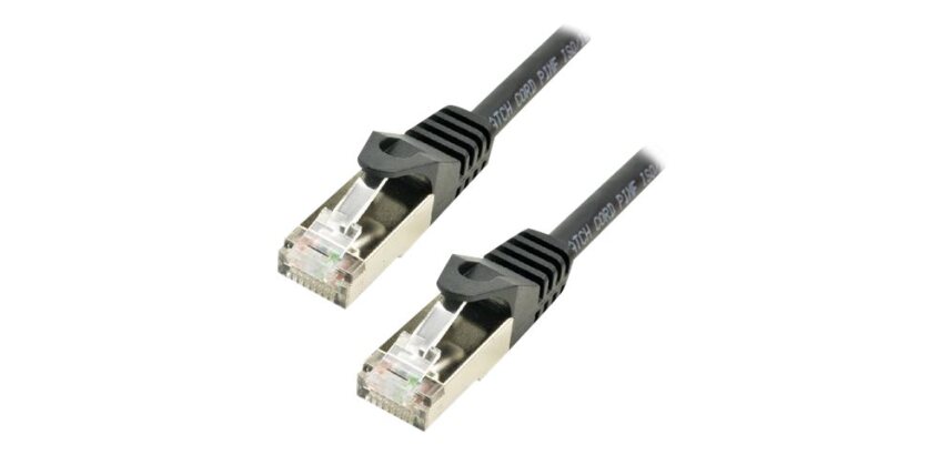 MCL FCC7BMSHF-2M/N câble de réseau Noir Cat7 S/FTP (S-STP) Rond