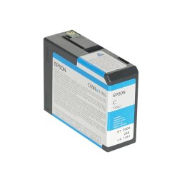 Epson T5802 - cyan - original - ink cartridge