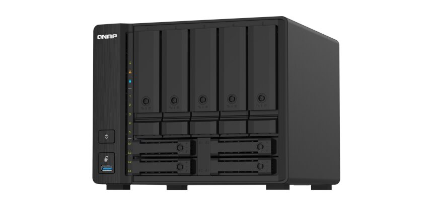 QNAP TS-932PX NAS Tower Annapurna Labs Alpine AL-324 4 Go DDR4 0 To QNAP Turbo System Noir