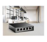 TP-Link TL-SG1005LP commutateur réseau Non-géré Gigabit Ethernet (10/100/1000) Connexion Ethernet, supportant l'alimentation via ce port (PoE) Noir