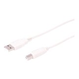 Uniformatic 3m USB 2.0 A-B câble USB USB A USB B Blanc