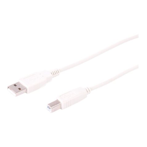 Uniformatic 3m USB 2.0 A-B câble USB USB A USB B Blanc