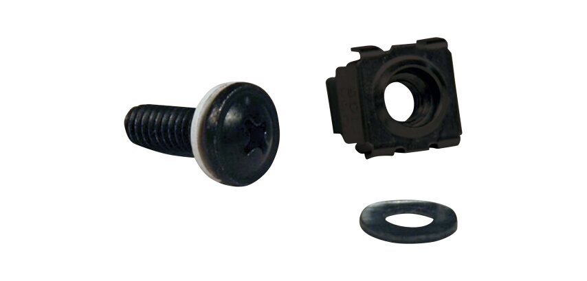 Tripp Lite Kit matériel à trous carrés SmartRack avec 50 vis et rondelles M6