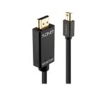 Lindy Câble adaptateur 3m Mini Display Port vers HDMI 4K30Hz
