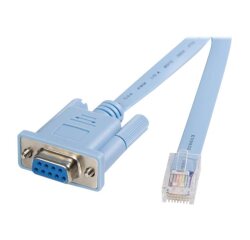 StarTech.com Câble console RJ45 vers DB9 de 1,8 m pour routeur Cisco - M/F