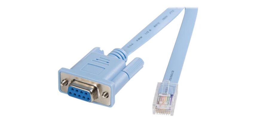 StarTech.com Câble console RJ45 vers DB9 de 1,8m pour routeur Cisco - M/F