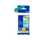 Brother TZE-751 ruban d'étiquette Noir sur vert