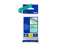 Brother TZE-751 ruban d'étiquette Noir sur vert