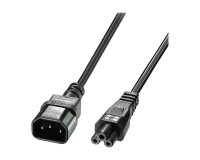 Lindy Câble secteur C5 vers C14, sans plomb, 1m