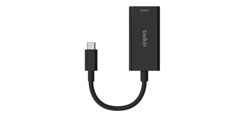 Belkin AVC013BTBK câble vidéo et adaptateur HDMI Type A (Standard) USB Type-C Noir